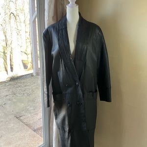 COMINT  Vintage Leather Jacket size S ladies